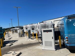 Charlotte Airport EV Bus Chargers